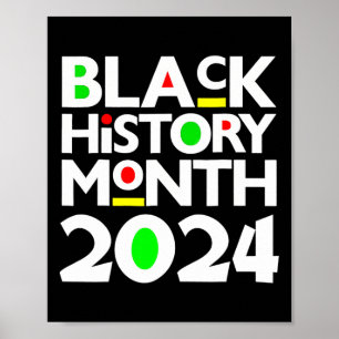 Poster Mois de l'histoire des Noirs 2025 Melanin African