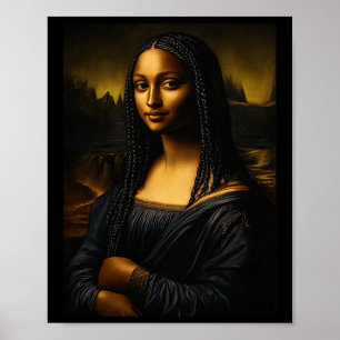 Poster Mois de l'histoire des Noirs Afro Américain d'orig