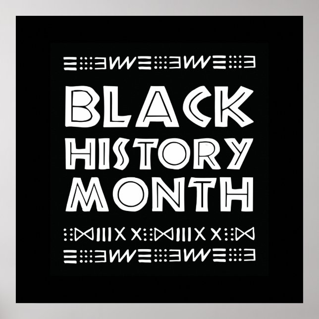 Poster Mois de l'histoire des Noirs Conception graphique  (Devant)