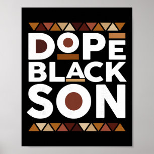 Poster Mois de l'histoire des Noirs Famille assortie Méla