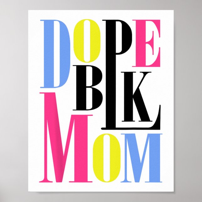 Poster Mois de l'histoire des Noirs Fête des mères afro-a (Devant)