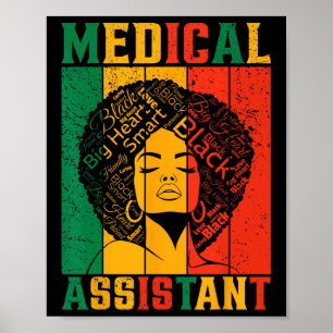 Poster Mois de l'histoire des Noirs Instant Médical Afro-