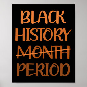 Poster Mois de l'histoire des Noirs Période Femmes afro-a