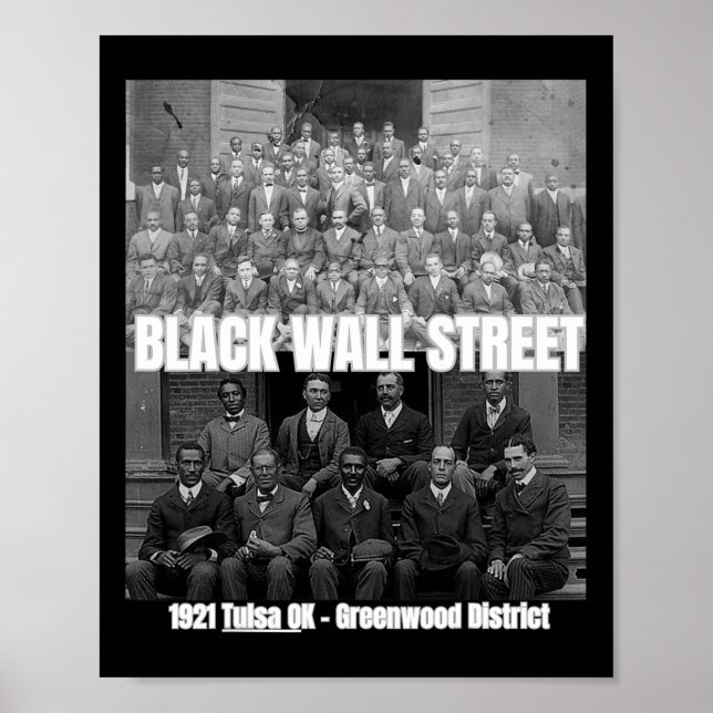 Poster Mois De L'Histoire Noire - Tusla - Fondateurs De L (Devant)