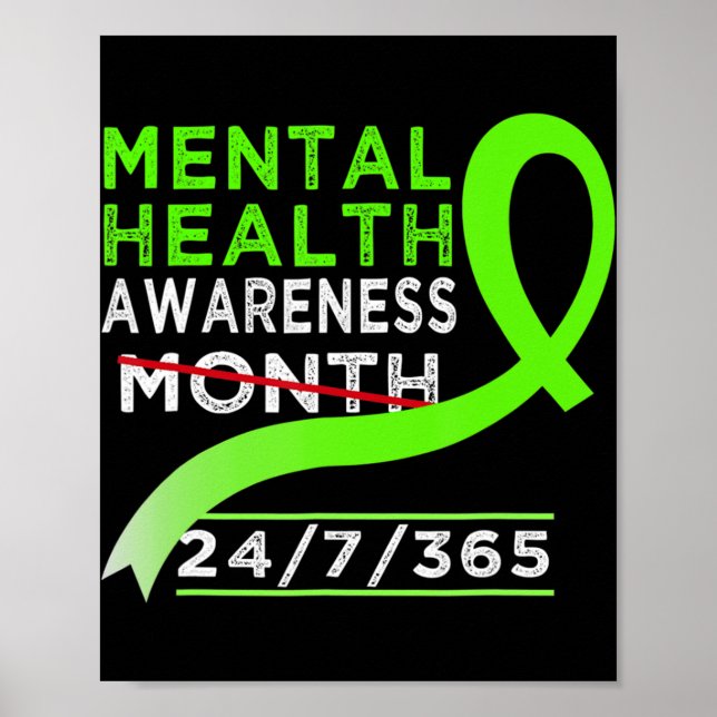 Poster Mois De Mai De Sensibilisation À La Santé Mentale  (Devant)