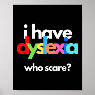 Poster Mois de sensibilisation à la dyslexie Semaine Thér