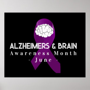 Poster Mois de sensibilisation à la maladie d'Alzheimer e