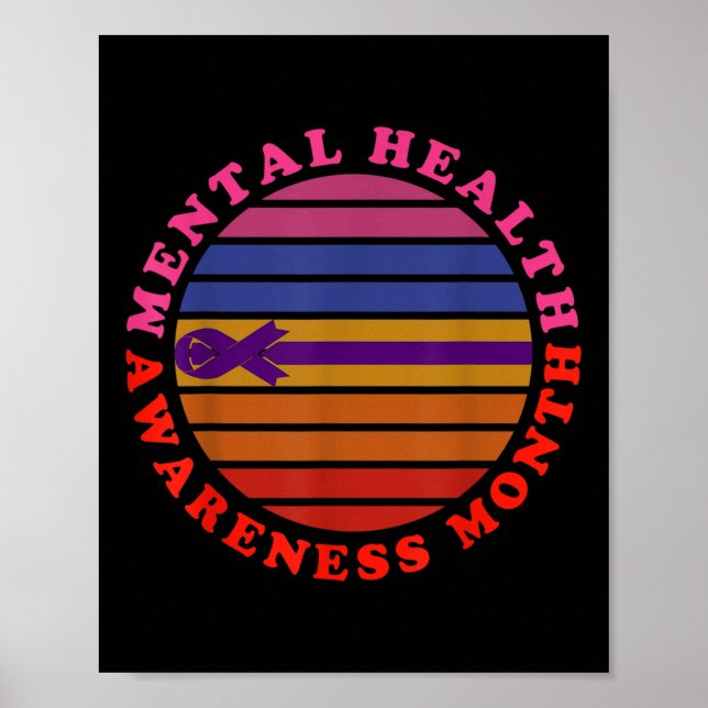 Poster Mois de sensibilisation à la santé mentale (Devant)