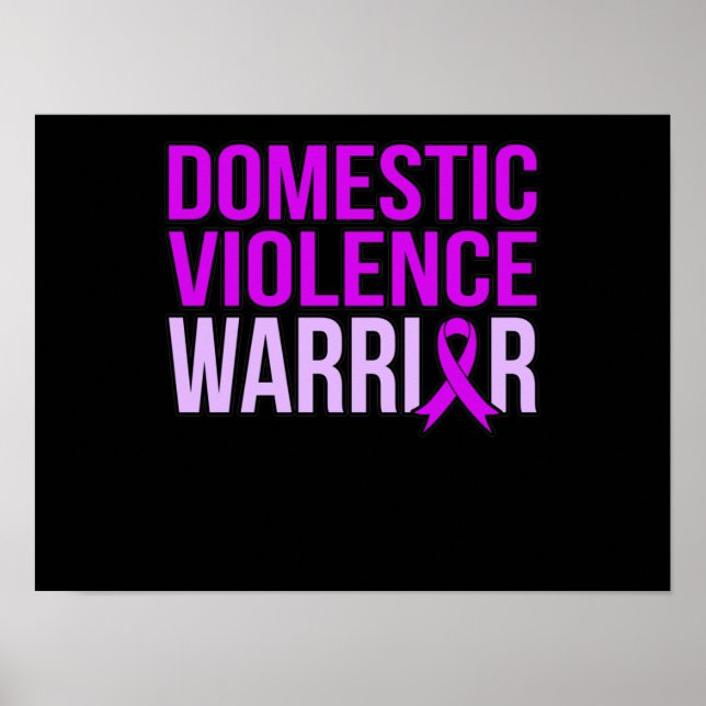 Poster Mois de sensibilisation à la violence familiale (Devant)
