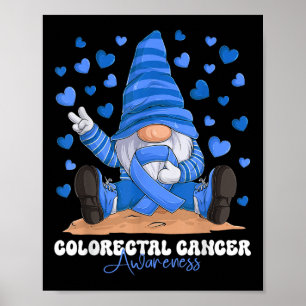 Poster Mois de sensibilisation au cancer colorectal Ruban