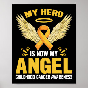 Poster Mois de sensibilisation au cancer de l'enfance Mon