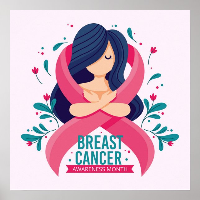 Poster Mois de sensibilisation au cancer du sein (Devant)
