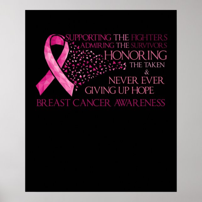 Poster Mois de sensibilisation au cancer du sein (Devant)