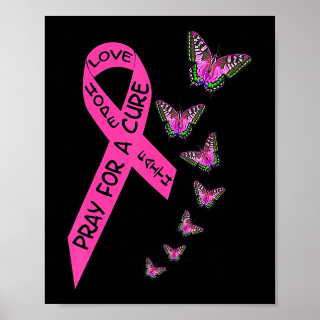 Poster Mois de sensibilisation au cancer du sein Femmes B (Devant)