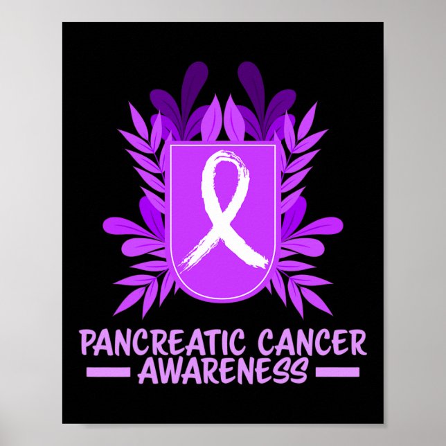 Poster Mois de sensibilisation au cancer pancréatique Rub (Devant)