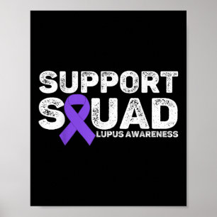 Poster Mois De Sensibilisation De L'Escadron Lupus Pour L