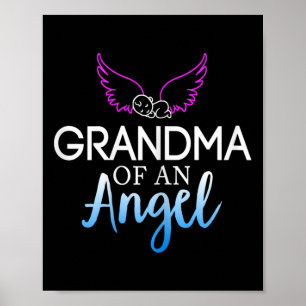 Poster Mois de sensibilisation Grand-mère d'un ange Sids