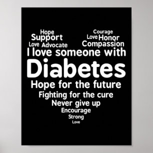 Poster Mois de soutien à la sensibilisation au diabète