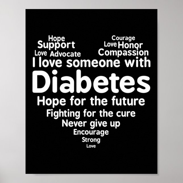 Poster Mois de soutien à la sensibilisation au diabète (Devant)