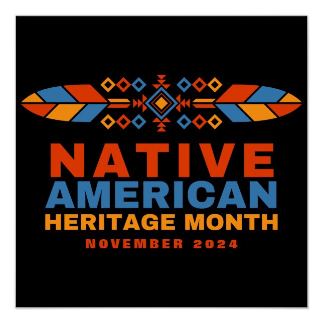 Poster Mois du patrimoine amérindien 2025 (Devant)