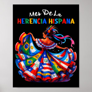 Poster Mois du patrimoine hispanique Mois du patrimoine h