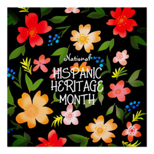 POSTER MOIS DU PATRIMOINE HISPANIQUE NATIONAL