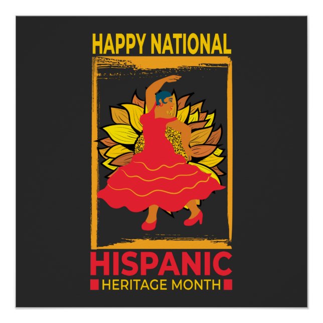 Poster Mois du patrimoine national hispanique (Devant)
