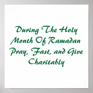 Poster Mois Saint Du Ramadan