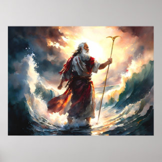 Poster Moïse A Partis De La Mer Rouge