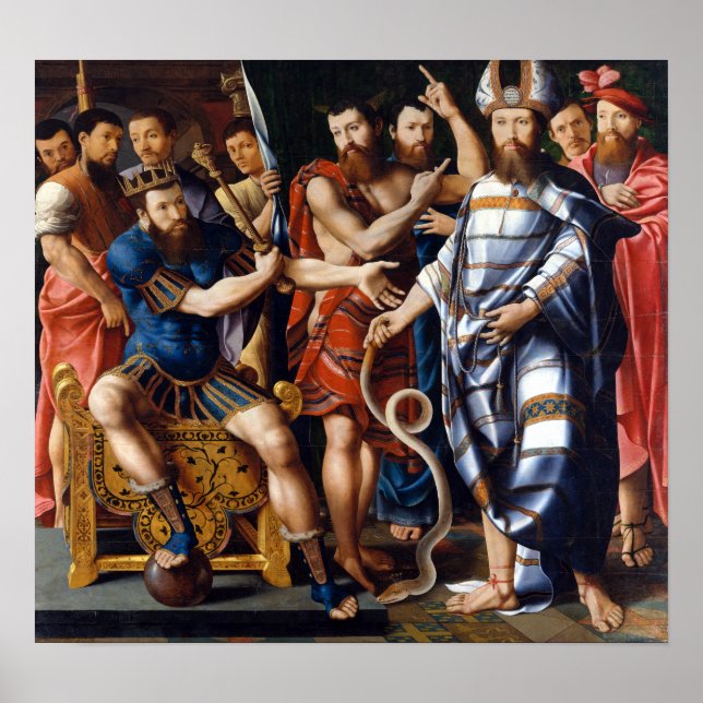 Poster Moïse et Aaron avant Pharaon (Devant)