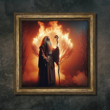 Moïse et la Bible chrétienne de Bush en feu