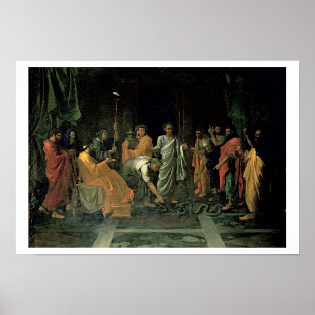 Poster Moïse et le serpent brésilien (huile sur toile) (Devant)