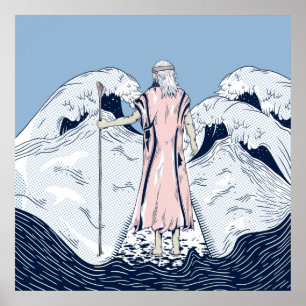 Poster Moïse Partir de la mer rouge