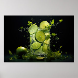 Poster Mojito Splash