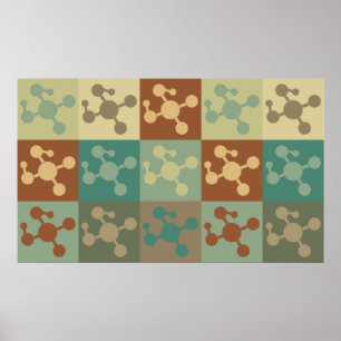 Poster Molecular Biology Pop Art