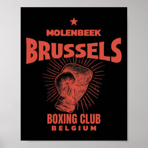 Poster Molenbeek Brussels Boxing Club Belgique - Boxe 2