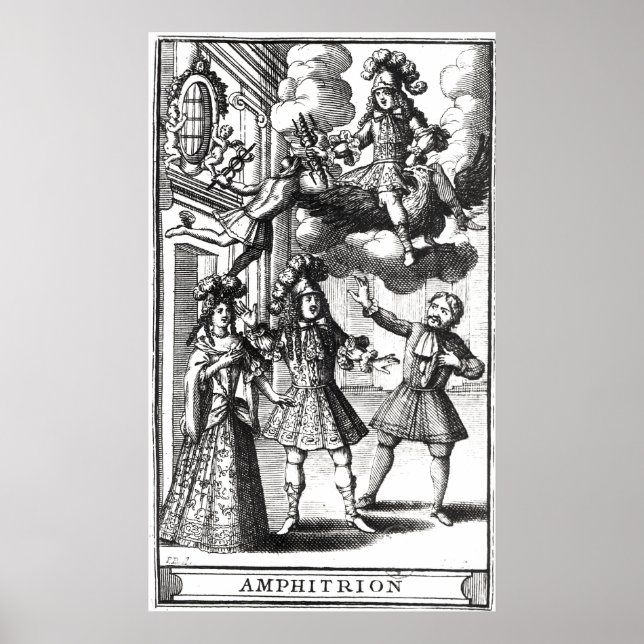 Poster Moliere 'Amphitryon' (Devant)