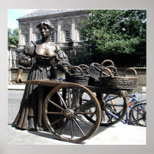 Poster Molly Malone et Wheelbarrow Irlande