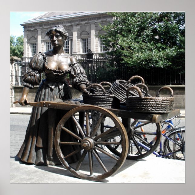 Poster Molly Malone et Wheelbarrow Irlande (Devant)