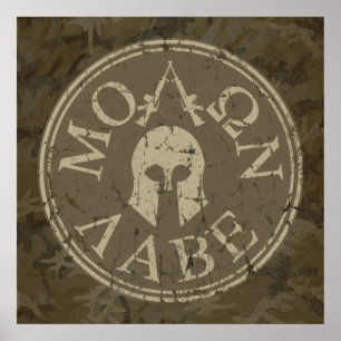Poster Molon Labe, viens les prendre