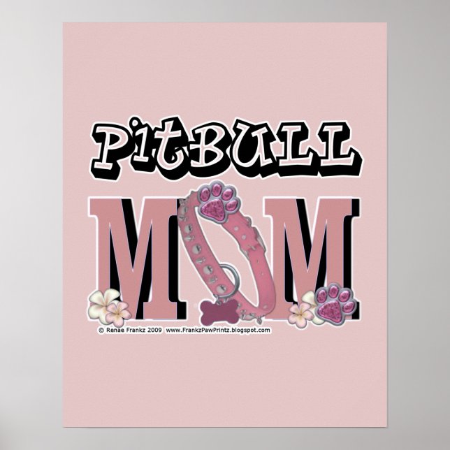 Poster MOM Pitbull (Devant)