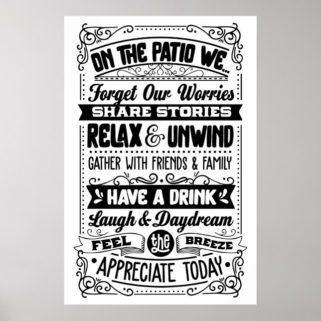 Poster Moments de patio : Où se déroulent les histoires (Devant)