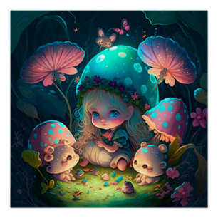 Poster Moments d'elfe magique