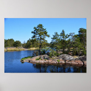 Poster moments mémorables Suède scandinavia fjord