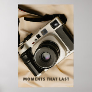 Poster Moments qui durent : Appareil photo vintage et art