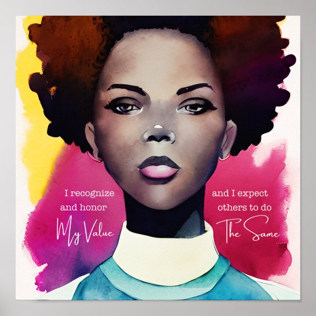 Poster Mon aimant de valeur (Devant)