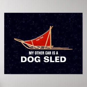 Poster Mon Autre Voiture Est Un Chien