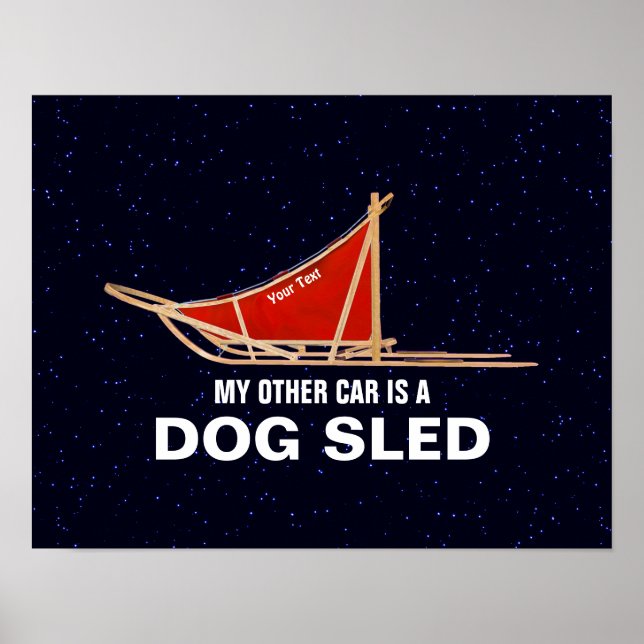 Poster Mon Autre Voiture Est Un Chien (Devant)