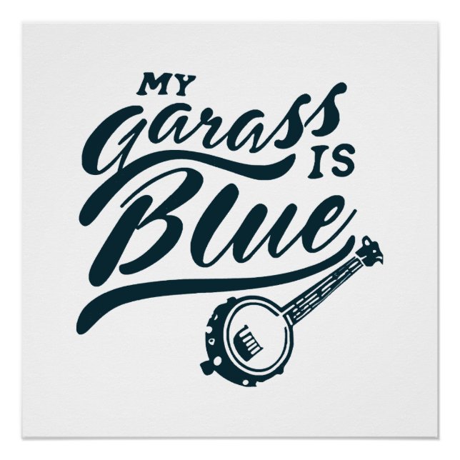 Poster Mon banjo est bleu (Devant)
