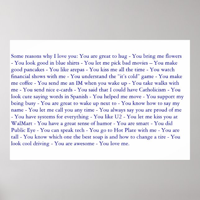 Poster Mon cadeau de noël (Devant)